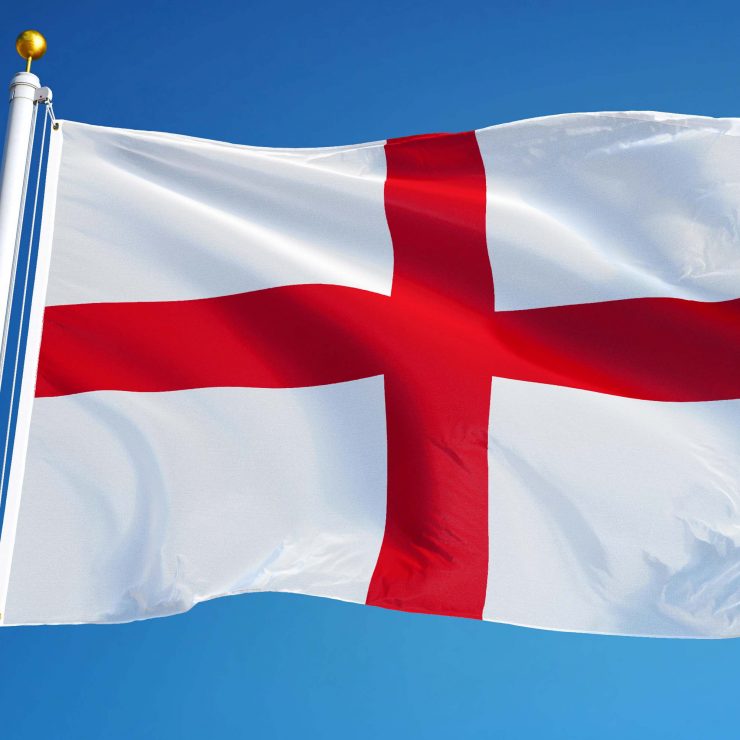 England Flag  Scaled Aspect Ratio 740 740