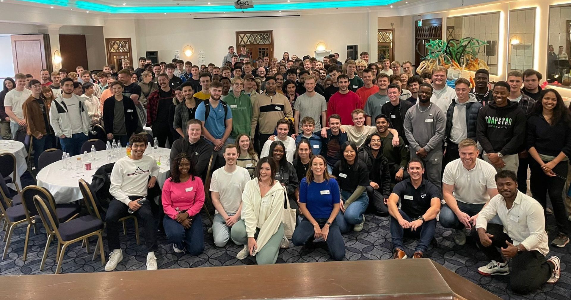 180 People Attended The 2024 Annual GAP Weekend Away With AtkinsRealis Which Lesley Meredith Helped Organise Front Centre In The Same Month As National Graduate Week Aspect Ratio 760 400