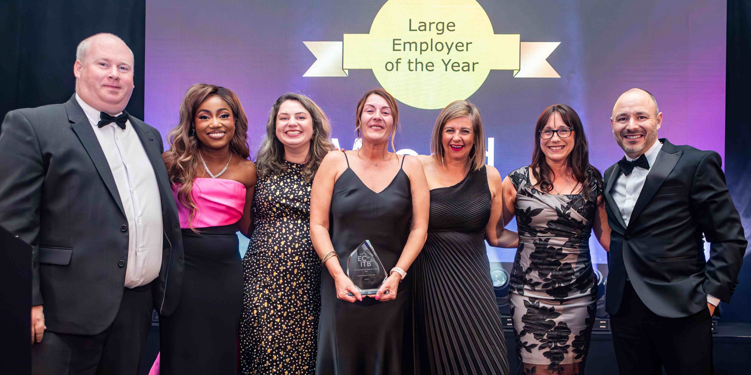 Large Employer Of The Year Winner Wood At The ECI Training And Development Awards 2024 Scaled Aspect Ratio 1160 580