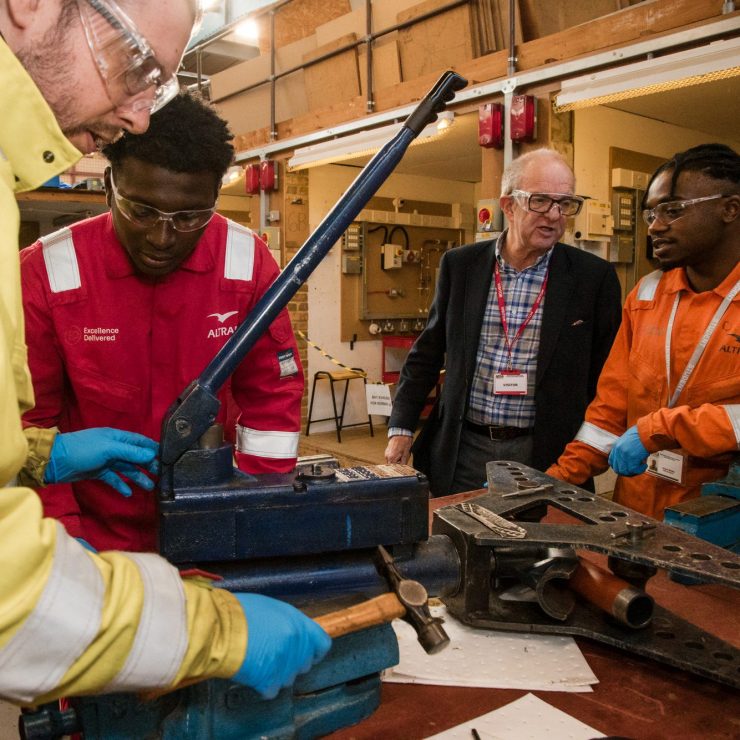 CEO Andrew Hockey Meeting Work Ready Learners At SETA In Novermber 2024. Photo By Dave Dodge Aspect Ratio 740 740